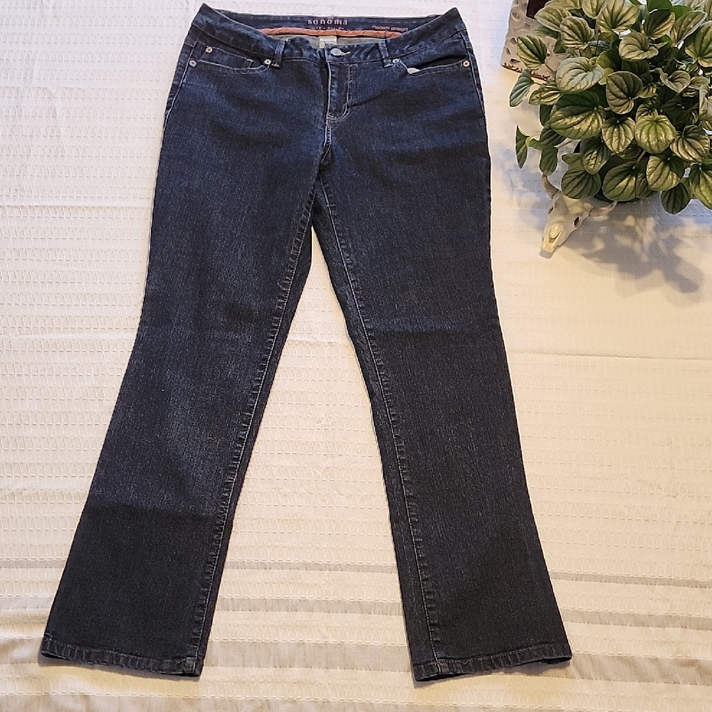 Sonoma Women's Indigo Straight Leg Jeans